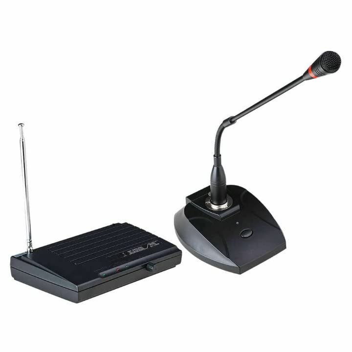 Professional Wireless Goosneck Conference Microphone Desktop Conference Series On and Off Power Button with Receiver