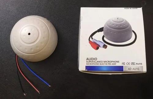 audio surveillance microphone built-in pre-amp