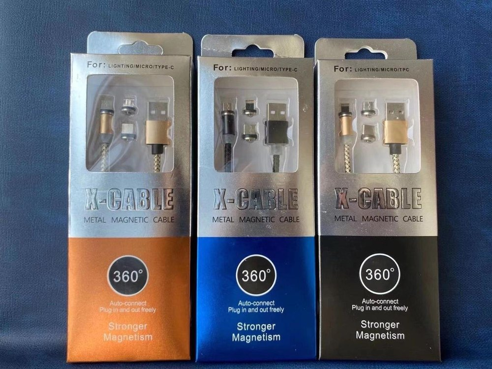 Magnetic cable 3 in 1, Micro USB to USB