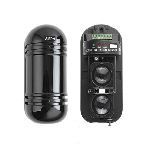 Dual Beam IR Intruder Detector Burglar Alarm Security System