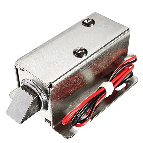 UG LAND INDIA Electric Lock Solenoid Cabinet | Drawer Door Lock | 12V DC 1.1A Small Electric Lock Access Control System Mini Locks