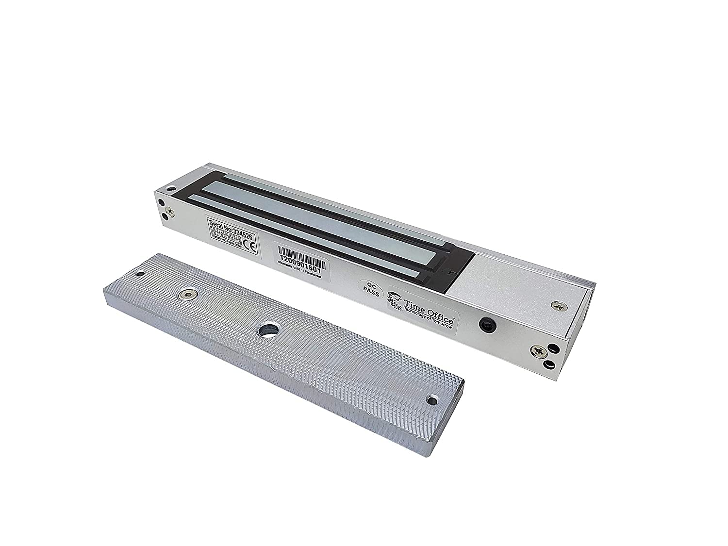 Single Leaf 600LBS Electro Magnetic Lock/EM Lock with Feedback and Timer(Silver)