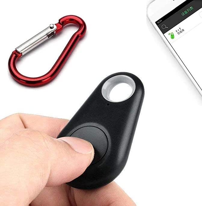 GPS-700 Tracking Device Smart Key Finder Locator GPS Tracking Device for Kids Boys Girls Pets Cat Dog Keychain Wallet Luggage Anti-Lost Tag Alarm Reminder Selfie Shutter & Key Holder