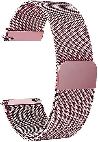 Stainless Steel Magnetic Band Only Compatible With boAt Xtend Smartwatch, Mesh Strap with Adjustable Loop, Metal Wristband for boAt Xtend Smartwatch