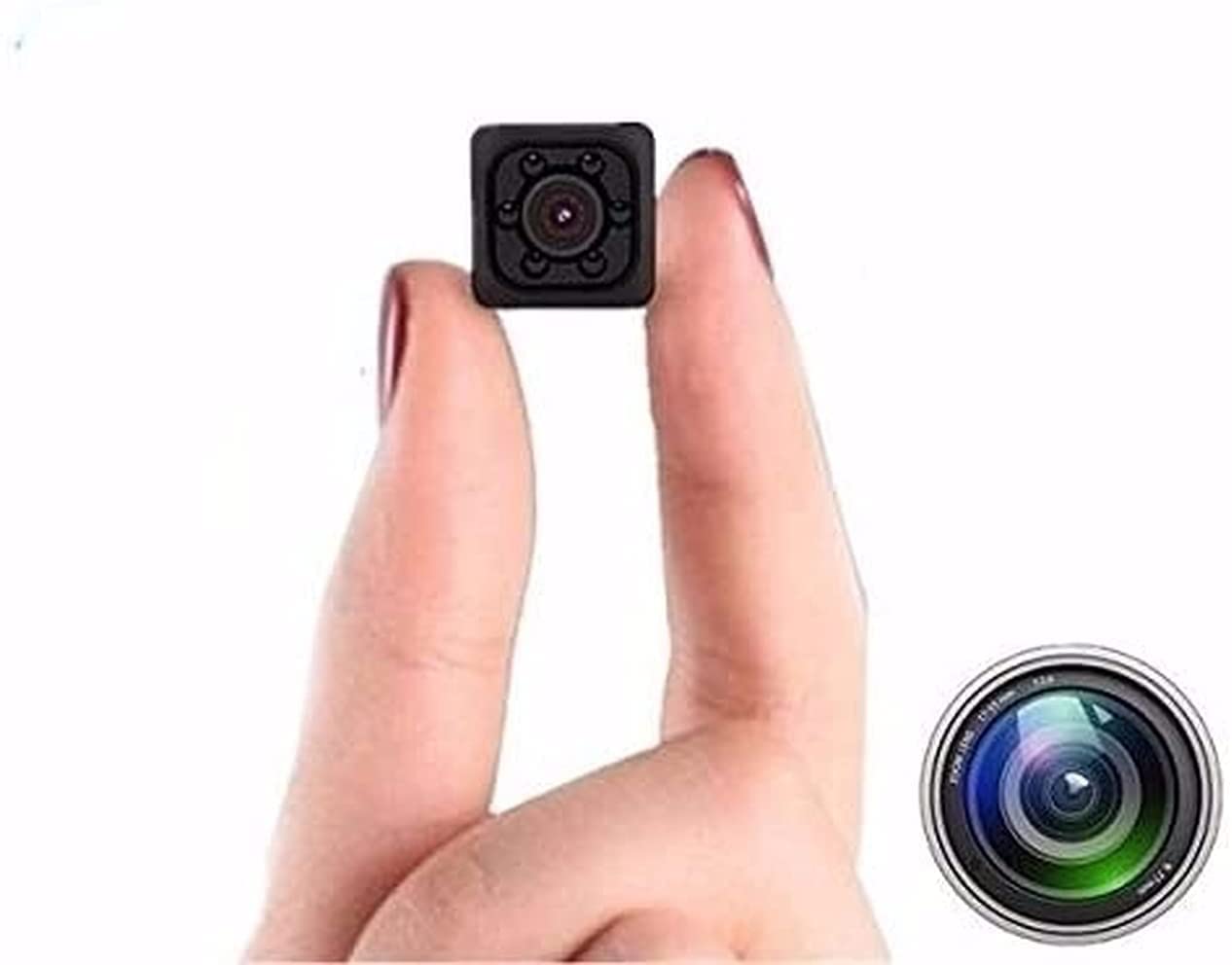 1080P Mini Spy Camera with Low Light Vision, Video Audio Recording, for Home Indoor Outdoor Security