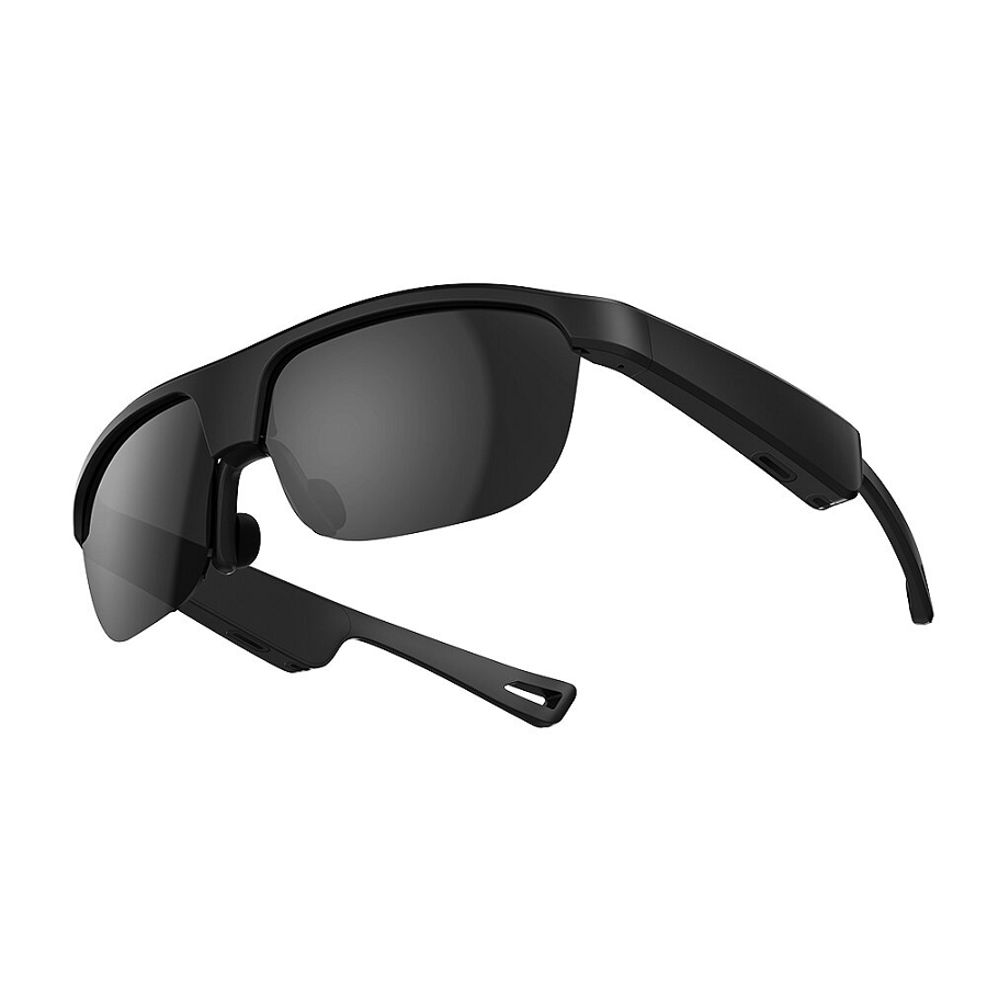 Bluetooth V5.3 Earphone Smart Glasses Anti-UV TAC 16.5mm Drivers 5h Battery Life Voice Control 36g Lightweight Sunglasses Sport Headphone