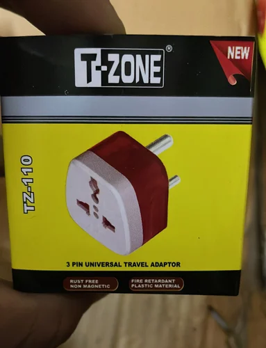 3 Pin Universal Travel Adapter