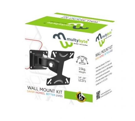 WALL MOUNT FOR TV|LED 14" TO 26" MOVEABLE MULTYBYTE